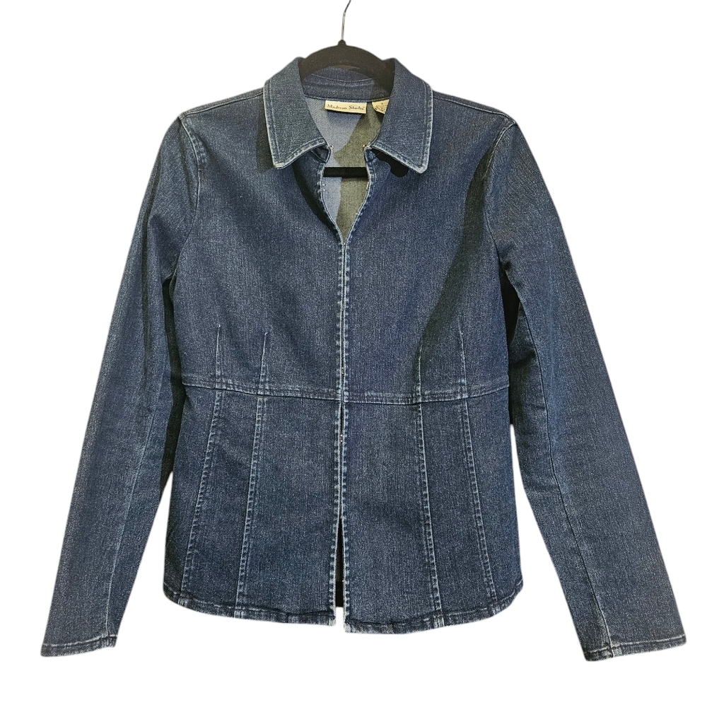 Madison Studio Women's Denim Jacket, Blue - Size 6